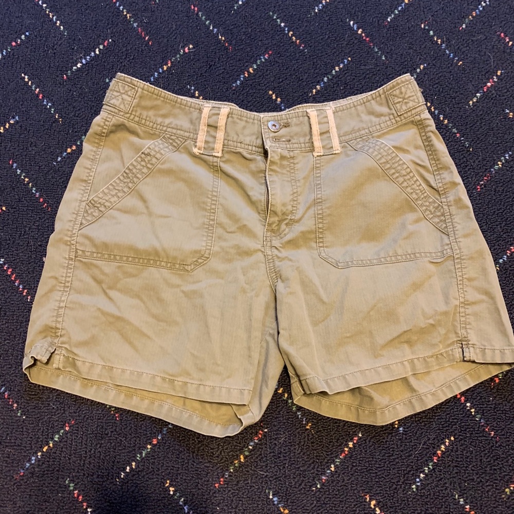 Olive Green Cargo Shorts